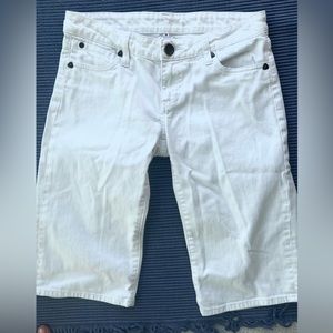 Kut From The Kloth White Denim Bermuda Shorts Size 0